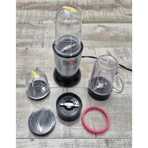Original Magic Bullet Mini 9-Piece Blender 3 blades 3 cups Tested/Works